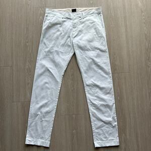 J Crew 484 Slim Fit Stretch Chino Pants Mens W33 L32 Measures L31